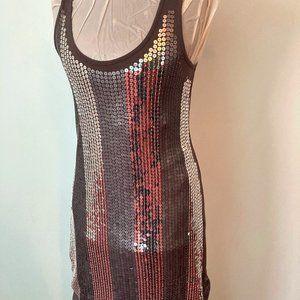 Sassy Sequined Tank Dress